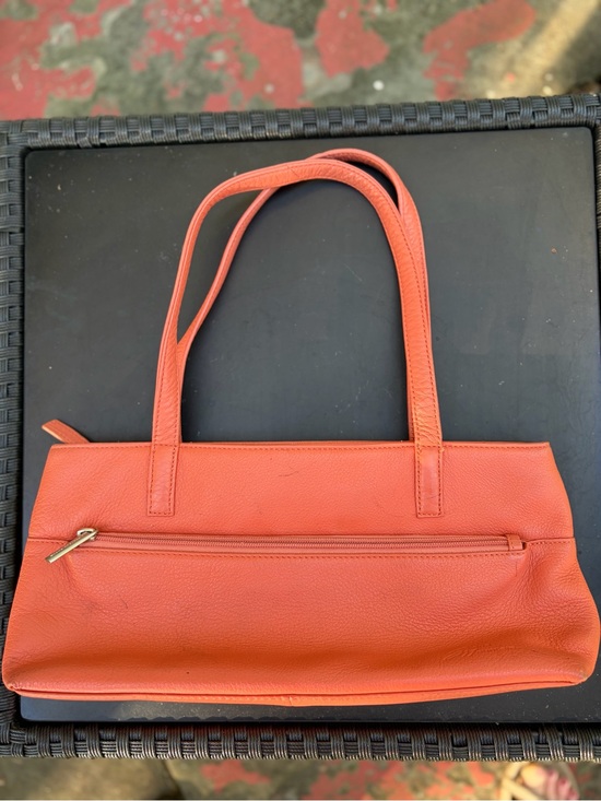 Handbags - stone mountain handbag. Salmon Color. Two outside zippers.